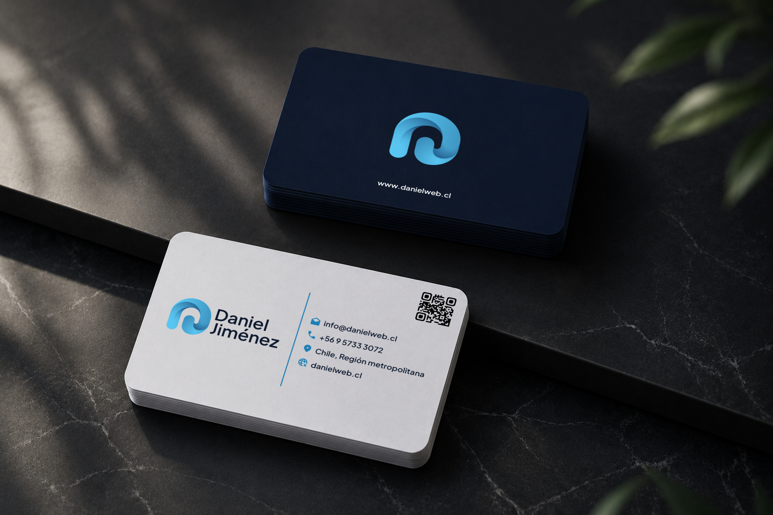 Business card back