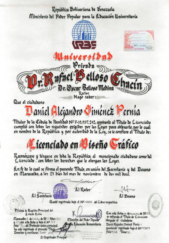 Licenciado en Diseño Gráfico